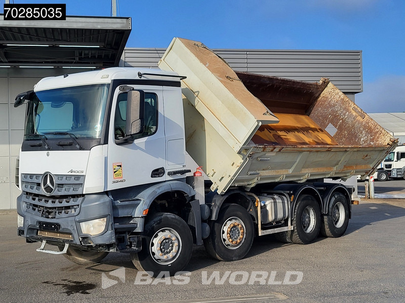 Mercedes-Benz Arocs 3240 8X4 12m3 2-side Tipper Steel Suspension Automatic Big-Axle Euro 6 - Самосвал: фото 5 Mercedes-Benz Arocs 3240 8X4 12m3 2-side Tipper Steel Suspension Automatic Big-Axle Euro 6 - Самосвал: фото 5