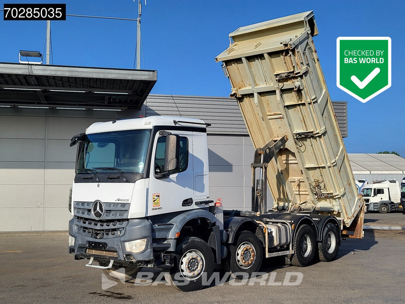 Mercedes-Benz Arocs 3240 8X4 12m3 2-side Tipper Steel Suspension Automatic Big-Axle Euro 6 - Самосвал: фото 1 Mercedes-Benz Arocs 3240 8X4 12m3 2-side Tipper Steel Suspension Automatic Big-Axle Euro 6 - Самосвал: фото 1