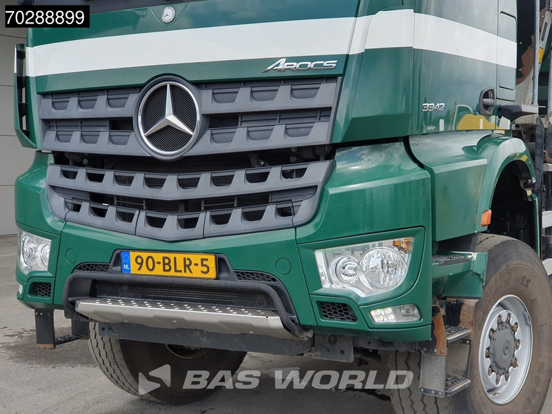 Самосвал, Автоманипулятор Mercedes-Benz Arocs 3342 Arocs 6X6 NL-Truck HMF 1643 Z-Crane Kran Steering Axle Big-Axle Euro 6: фото 19