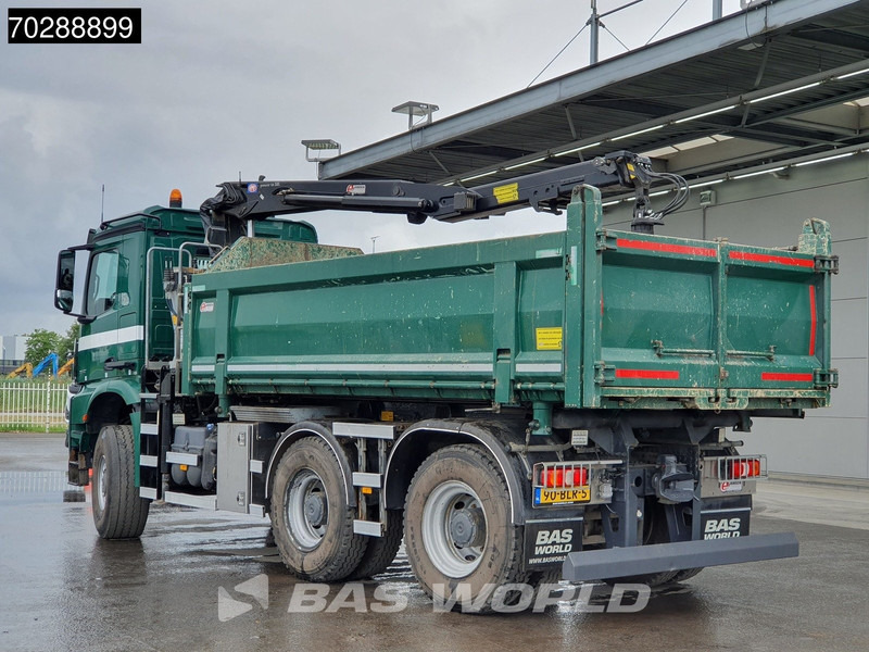 Самосвал, Автоманипулятор Mercedes-Benz Arocs 3342 Arocs 6X6 NL-Truck HMF 1643 Z-Crane Kran Steering Axle Big-Axle Euro 6: фото 14