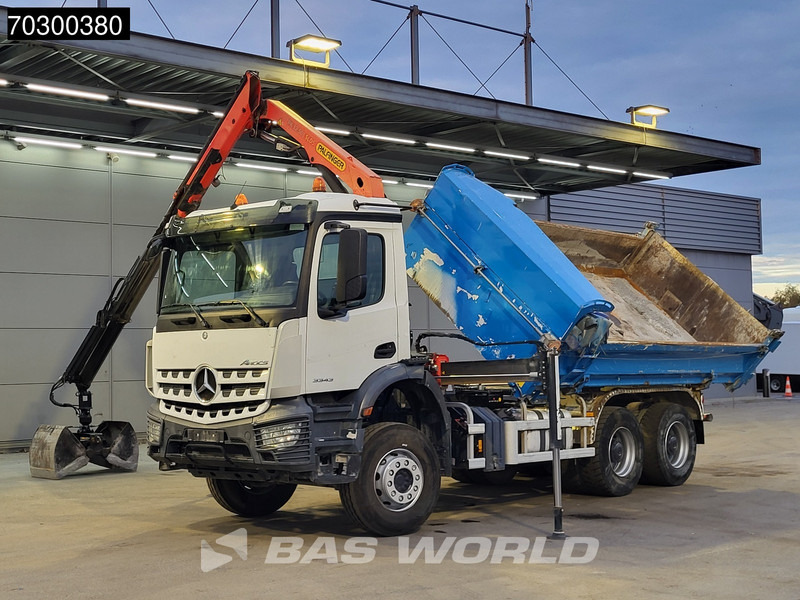 Mercedes-Benz Arocs 3343 6X4 Palfinger PK12.501 SLD Kran Crane 7m3 tipper Big-Axle Automatic Euro 6 - Самосвал, Автоманипулятор: фото 5 Mercedes-Benz Arocs 3343 6X4 Palfinger PK12.501 SLD Kran Crane 7m3 tipper Big-Axle Automatic Euro 6 - Самосвал, Автоманипулятор: фото 5