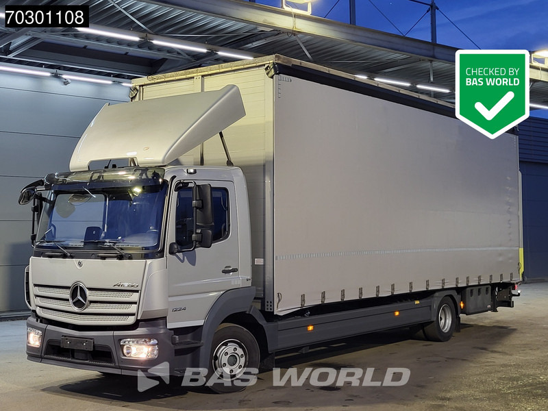Mercedes-Benz Atego 1224 4X2 280cm height box 1500kg Ladebordwand Automatic Euro 6 - Тентованный грузовик: фото 1 Mercedes-Benz Atego 1224 4X2 280cm height box 1500kg Ladebordwand Automatic Euro 6 - Тентованный грузовик: фото 1