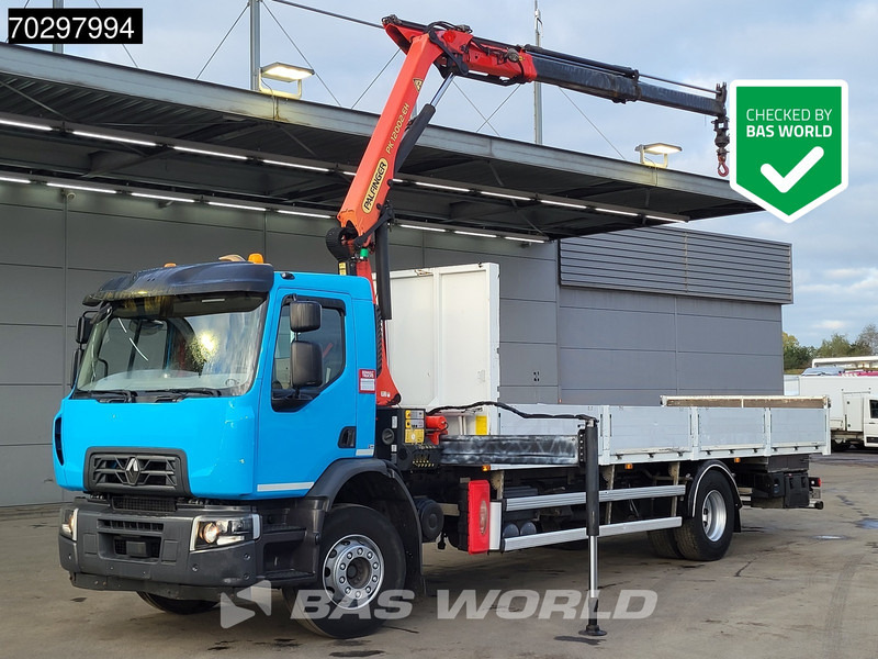 Renault C 320 C 4X2 Palfinger PK12002 EH Kran Crane Automatic Euro 6 - Грузовик бортовой/ Платформа, Автоманипулятор: фото 1 Renault C 320 C 4X2 Palfinger PK12002 EH Kran Crane Automatic Euro 6 - Грузовик бортовой/ Платформа, Автоманипулятор: фото 1