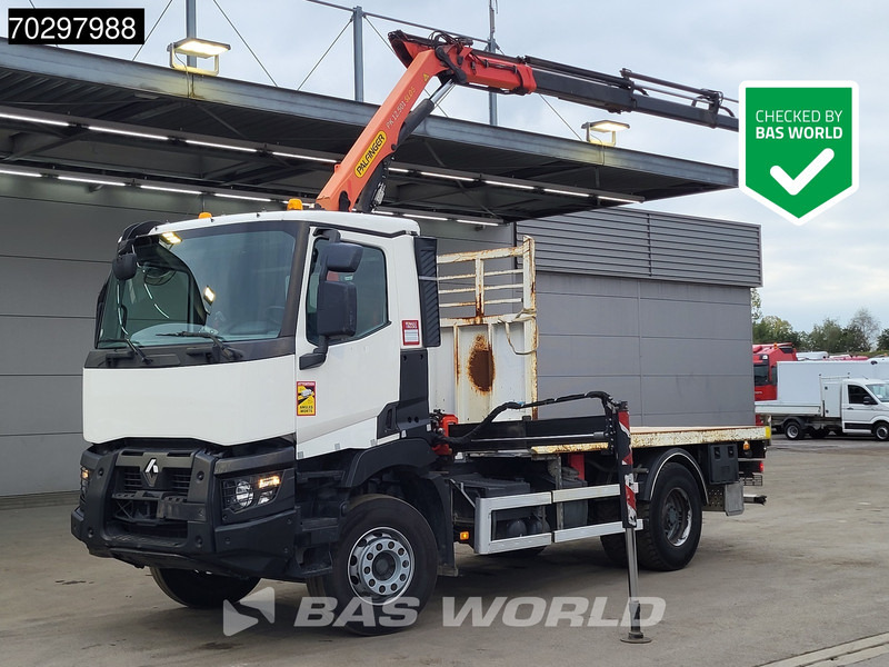 Renault C 380 C 4X2 Palfinger PK 12.501 Crane Big-Axle Steelsuspension Automatic Euro 6 - Грузовик бортовой/ Платформа, Автоманипулятор: фото 1 Renault C 380 C 4X2 Palfinger PK 12.501 Crane Big-Axle Steelsuspension Automatic Euro 6 - Грузовик бортовой/ Платформа, Автоманипулятор: фото 1