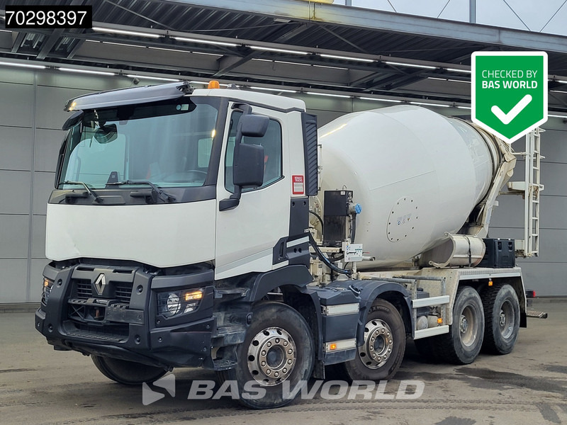 Renault C 430 8X4 9m3 Stetter Mixer Big-Axle Steelsuspension Automatic Euro 6 - Автобетоносмеситель: фото 1 Renault C 430 8X4 9m3 Stetter Mixer Big-Axle Steelsuspension Automatic Euro 6 - Автобетоносмеситель: фото 1