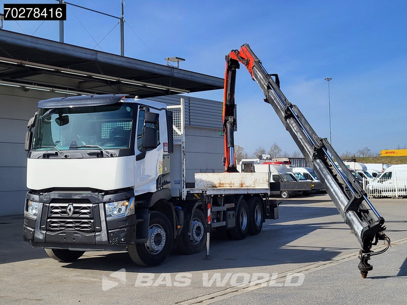 Renault C 430 8X4 Palfinger PK33002EH Euro 6 Big Axle - Грузовик бортовой/ Платформа, Автоманипулятор: фото 1 Renault C 430 8X4 Palfinger PK33002EH Euro 6 Big Axle - Грузовик бортовой/ Платформа, Автоманипулятор: фото 1