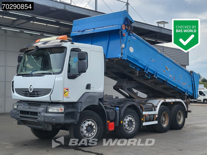 Renault Kerax 430 8X4 15m3 Forez Bennes Tipper 3-sides Steelsuspension Big-Axle Automatic Euro 5 - Самосвал: фото 1 Renault Kerax 430 8X4 15m3 Forez Bennes Tipper 3-sides Steelsuspension Big-Axle Automatic Euro 5 - Самосвал: фото 1