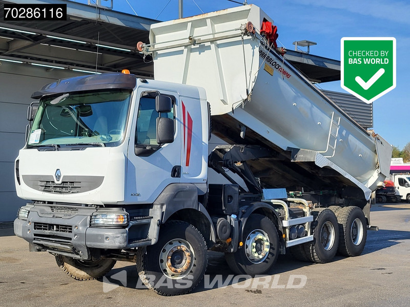 Renault Kerax 430 8X4 16m3 tipper Retarder Big-Axle steel suspension automatic Euro 5 - Самосвал: фото 1 Renault Kerax 430 8X4 16m3 tipper Retarder Big-Axle steel suspension automatic Euro 5 - Самосвал: фото 1