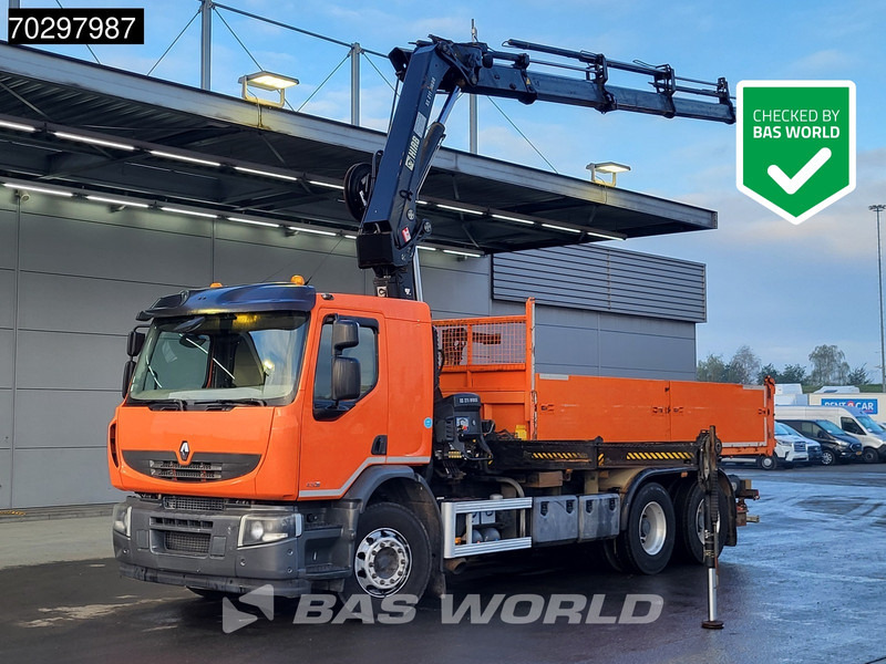 Renault Premium 430 Lander 6X4 10m3 Atelier Tipper RC HIAB 211 EP-4 Crane Big-Axle Euro 5 - Самосвал, Автоманипулятор: фото 1 Renault Premium 430 Lander 6X4 10m3 Atelier Tipper RC HIAB 211 EP-4 Crane Big-Axle Euro 5 - Самосвал, Автоманипулятор: фото 1