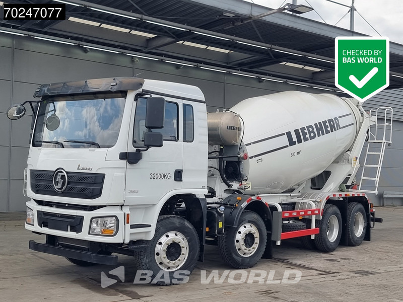 SHACMAN L3000 8X4 NEW 8m3 Liebherr Mixer Big Axle Steel suspension - Автобетоносмеситель: фото 1 SHACMAN L3000 8X4 NEW 8m3 Liebherr Mixer Big Axle Steel suspension - Автобетоносмеситель: фото 1