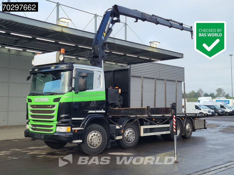 Scania G400 G 8X2 MKG HLK 231 HPA4 Crane Retarder Lift+Steering-Axle Euro 5 - Грузовик бортовой/ Платформа, Автоманипулятор: фото 1 Scania G400 G 8X2 MKG HLK 231 HPA4 Crane Retarder Lift+Steering-Axle Euro 5 - Грузовик бортовой/ Платформа, Автоманипулятор: фото 1