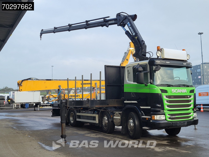 Scania G400 G 8X2 MKG HLK 231 HPA4 Crane Retarder Lift+Steering-Axle Euro 5 - Грузовик бортовой/ Платформа, Автоманипулятор: фото 3 Scania G400 G 8X2 MKG HLK 231 HPA4 Crane Retarder Lift+Steering-Axle Euro 5 - Грузовик бортовой/ Платформа, Автоманипулятор: фото 3