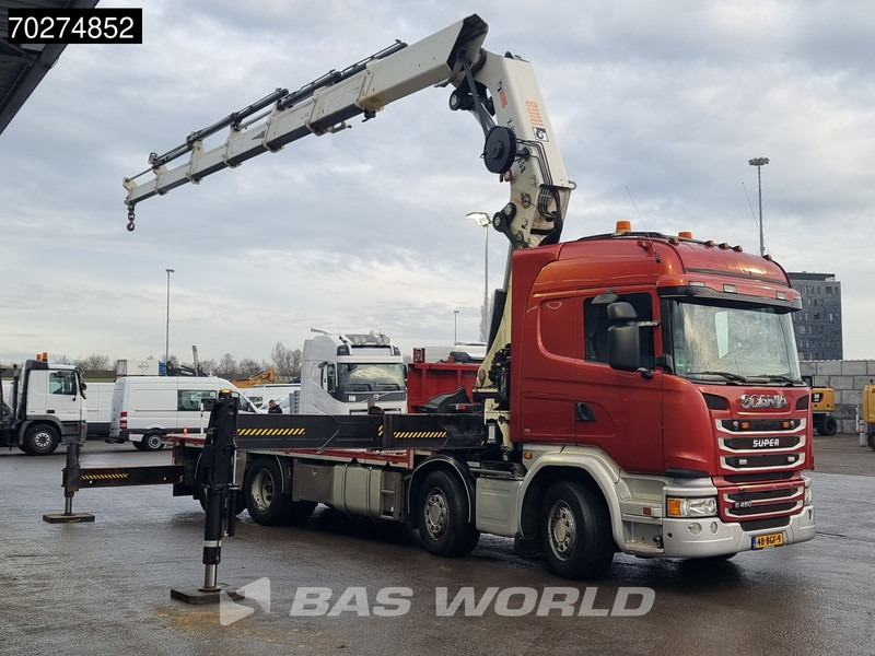 Scania G450 8X2 NL-Truck Hiab X-HIPRO 1058EP-6 Kran Front stab Retarder Euro 6 - Грузовик бортовой/ Платформа, Автоманипулятор: фото 3 Scania G450 8X2 NL-Truck Hiab X-HIPRO 1058EP-6 Kran Front stab Retarder Euro 6 - Грузовик бортовой/ Платформа, Автоманипулятор: фото 3