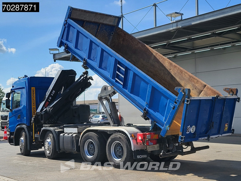 Scania G500 8X4 Hiab X-HIDUO 228 E-3 Crane Retarder Big-Axle Josset Menguy Tipper 14m3 Euro 6 - Самосвал, Автоманипулятор: фото 5 Scania G500 8X4 Hiab X-HIDUO 228 E-3 Crane Retarder Big-Axle Josset Menguy Tipper 14m3 Euro 6 - Самосвал, Автоманипулятор: фото 5