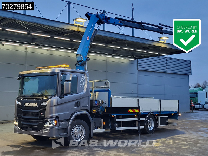 Scania P280 4X2 HMF 1420K-RC Kran Crane Leather seats Automatic Euro 6 - Грузовик бортовой/ Платформа, Автоманипулятор: фото 1 Scania P280 4X2 HMF 1420K-RC Kran Crane Leather seats Automatic Euro 6 - Грузовик бортовой/ Платформа, Автоманипулятор: фото 1