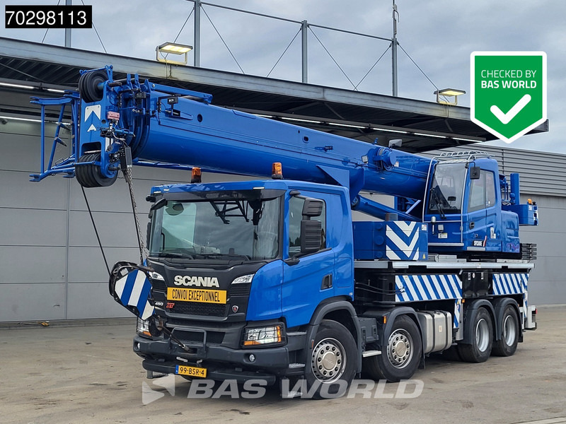 Scania P450 P 8X4 Palfinger/SANY SPC500E Telescopic Crane Retarder Navi Automatic Euro 6 - Грузовик бортовой/ Платформа, Автоманипулятор: фото 1 Scania P450 P 8X4 Palfinger/SANY SPC500E Telescopic Crane Retarder Navi Automatic Euro 6 - Грузовик бортовой/ Платформа, Автоманипулятор: фото 1