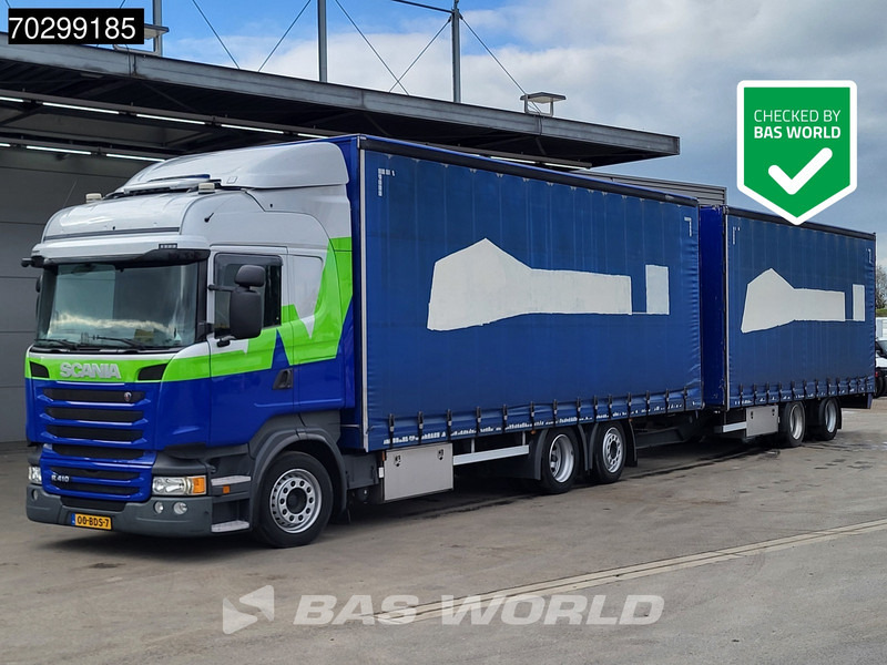 Scania R410 R 6X2 NL-Truck Standairco Lift+Steering-Axle Automatic Euro 6 - Тентованный грузовик: фото 1 Scania R410 R 6X2 NL-Truck Standairco Lift+Steering-Axle Automatic Euro 6 - Тентованный грузовик: фото 1