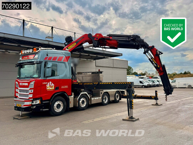 Scania R500 8X2 NL-Truck Palfinger PK165002 TEC 7 Crane Winch Fly-Jib Retarder Lift+steering - Грузовик бортовой/ Платформа, Автоманипулятор: фото 1 Scania R500 8X2 NL-Truck Palfinger PK165002 TEC 7 Crane Winch Fly-Jib Retarder Lift+steering - Грузовик бортовой/ Платформа, Автоманипулятор: фото 1