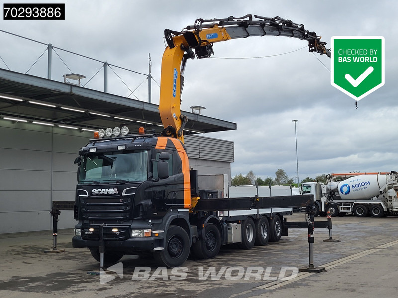 Scania R560 R 10X4 EFFER 655 / 6S Crane +Jib Winch 3-Pedals Lift+Steering-Axle Retarder Euro 5 - Грузовик бортовой/ Платформа, Автоманипулятор: фото 1 Scania R560 R 10X4 EFFER 655 / 6S Crane +Jib Winch 3-Pedals Lift+Steering-Axle Retarder Euro 5 - Грузовик бортовой/ Платформа, Автоманипулятор: фото 1