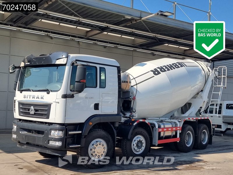 Sitrak G5 350 8X4 8m3 Liebherr Mixer Big-Axle Steelsuspension - Автобетоносмеситель: фото 1 Sitrak G5 350 8X4 8m3 Liebherr Mixer Big-Axle Steelsuspension - Автобетоносмеситель: фото 1
