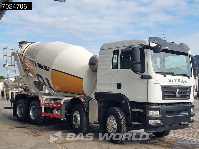 Sitrak G5 350 8X4 NEW! 8m3 Liebherr Mixer Big-Axle Steel Suspension - Автобетоносмеситель: фото 3 Sitrak G5 350 8X4 NEW! 8m3 Liebherr Mixer Big-Axle Steel Suspension - Автобетоносмеситель: фото 3