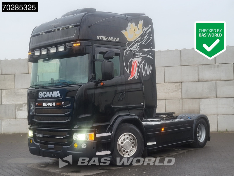 Scania R450 R 4X2 Full-Air Retarder Standklima Hydraulik ACC - Тягач: фото 1 Scania R450 R 4X2 Full-Air Retarder Standklima Hydraulik ACC - Тягач: фото 1