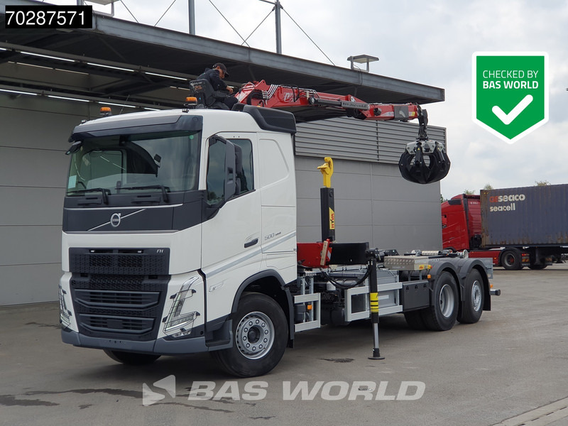 Volvo FH 500 6X2 Penz Crane 15Z9.50R HYVA 20-57-S Hooklift Lift+steering Automatic Euro 6 - Крюковой мультилифт, Автоманипулятор: фото 3 Volvo FH 500 6X2 Penz Crane 15Z9.50R HYVA 20-57-S Hooklift Lift+steering Automatic Euro 6 - Крюковой мультилифт, Автоманипулятор: фото 3