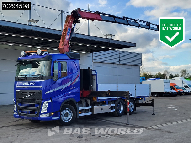 Volvo FH 540 FH 6X2 HMF 3220-K7 Crane Kran Lift-Axle Big-Axle Xenon Automatic Euro 6 - Грузовик бортовой/ Платформа, Автоманипулятор: фото 1 Volvo FH 540 FH 6X2 HMF 3220-K7 Crane Kran Lift-Axle Big-Axle Xenon Automatic Euro 6 - Грузовик бортовой/ Платформа, Автоманипулятор: фото 1