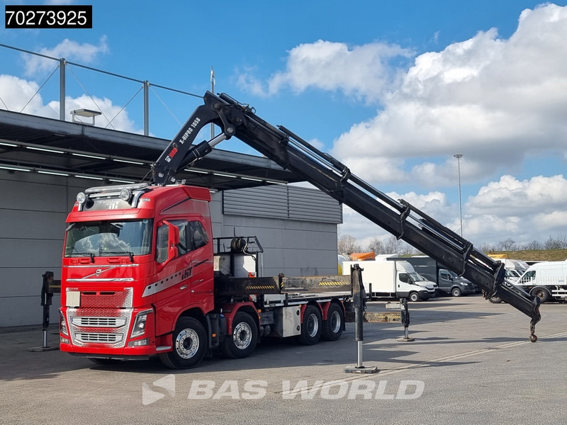 Грузовик бортовой/ Платформа, Автоманипулятор Volvo FH16 650 8X4 Hiab X-HIPRO 1058EP-6 Kran Crane ADR Lift+Lenkachse Euro 6: фото 7