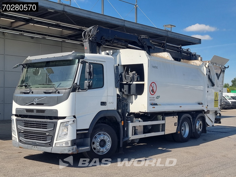 Мусоровоз Volvo FM 370 6X2 Hiab X-Hipro 162 Kran GeesinkNorba Lift+Lenkachse VEB Euro 6: фото 13