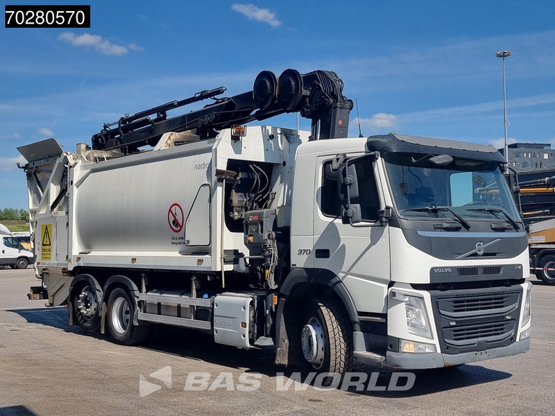 Мусоровоз Volvo FM 370 6X2 Hiab X-Hipro 162 Kran GeesinkNorba Lift+Lenkachse VEB Euro 6: фото 15