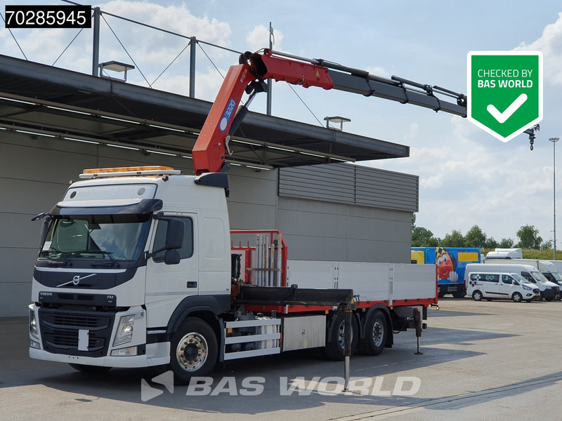 Volvo FM 500 6X2 HMF 3220-K7 Lift-Steering Axle Crane Kran Euro 6 - Грузовик бортовой/ Платформа, Автоманипулятор: фото 1 Volvo FM 500 6X2 HMF 3220-K7 Lift-Steering Axle Crane Kran Euro 6 - Грузовик бортовой/ Платформа, Автоманипулятор: фото 1