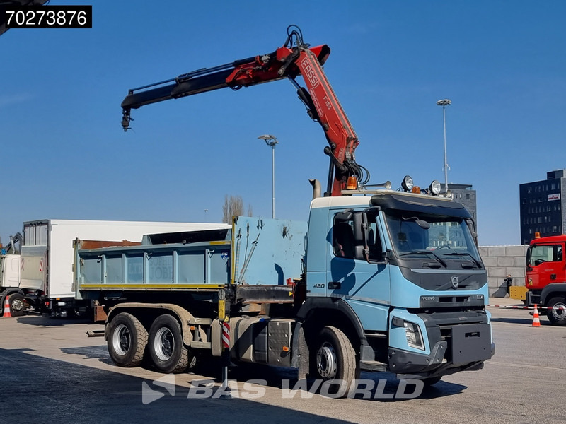 Volvo FMX 420 6X4 Fassi F155A.2.22 Crane 9m3 Big-Axle Automatic Euro 5 - Самосвал, Автоманипулятор: фото 2 Volvo FMX 420 6X4 Fassi F155A.2.22 Crane 9m3 Big-Axle Automatic Euro 5 - Самосвал, Автоманипулятор: фото 2