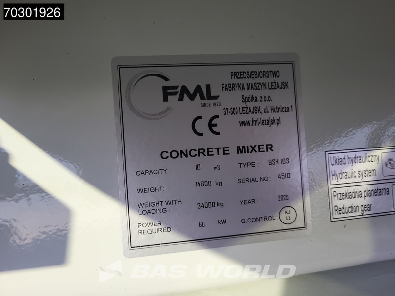 Новый Автобетоносмеситель Volvo FMX 430 8X4 NEW! 10m3 Mixer Automatic Big-Axle Euro 6: фото 17 Новый Автобетоносмеситель Volvo FMX 430 8X4 NEW! 10m3 Mixer Automatic Big-Axle Euro 6: фото 17