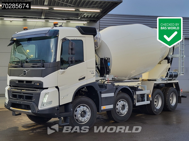 Volvo FMX 430 8X4 New! 10m3 FML Mixer Steelsuspension Automatic LED Euro 6 - Автобетоносмеситель: фото 1 Volvo FMX 430 8X4 New! 10m3 FML Mixer Steelsuspension Automatic LED Euro 6 - Автобетоносмеситель: фото 1