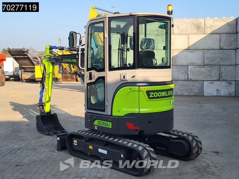 Zoomlion ZE26 GU A/C - CE CERTIFIED - Мини-экскаватор: фото 5 Zoomlion ZE26 GU A/C - CE CERTIFIED - Мини-экскаватор: фото 5