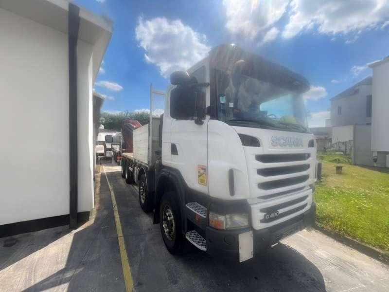 Scania G480 8X4 GRUE FASSI - Грузовик бортовой/ Платформа: фото 2 Scania G480 8X4 GRUE FASSI - Грузовик бортовой/ Платформа: фото 2
