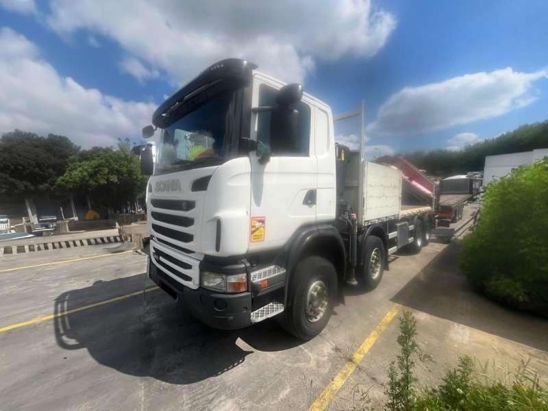 Scania G480 8X4 GRUE FASSI - Грузовик бортовой/ Платформа: фото 1 Scania G480 8X4 GRUE FASSI - Грузовик бортовой/ Платформа: фото 1