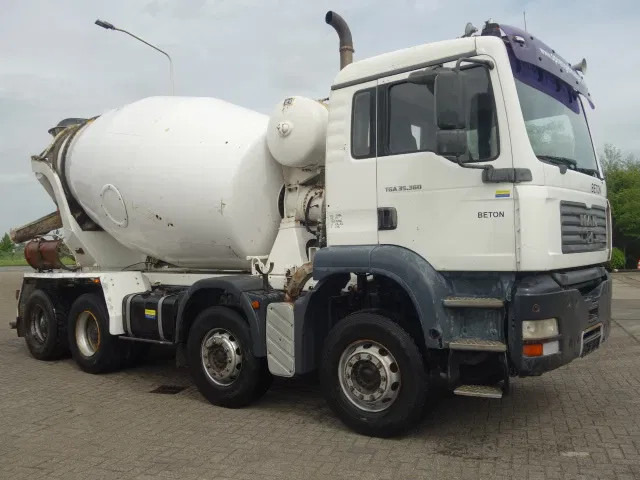MAN TGA 35.360 8X4 MIXER STEEL SPRINGS BIG AXELS MANUAL FEUL POMP - Автобетоносмеситель: фото 1 MAN TGA 35.360 8X4 MIXER STEEL SPRINGS BIG AXELS MANUAL FEUL POMP - Автобетоносмеситель: фото 1