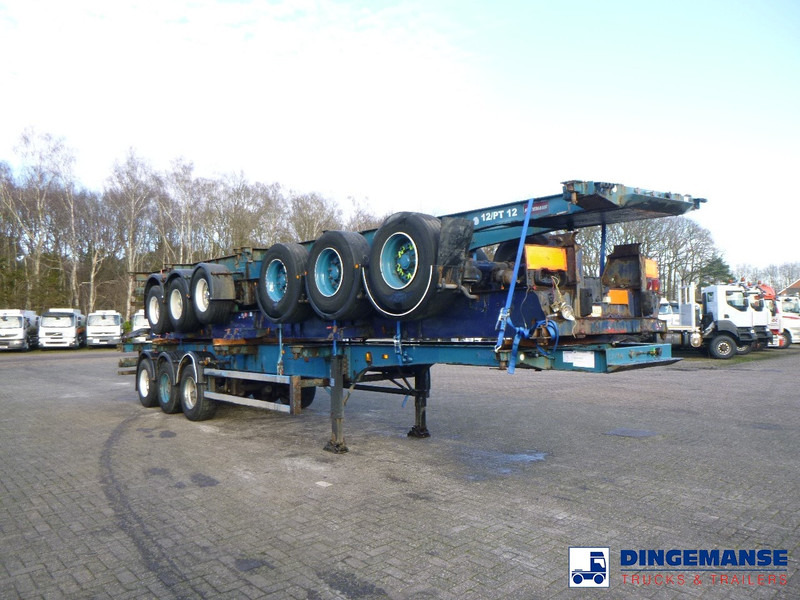 Crane Fruehauf Stack - 3 x container trailer 20-20-30-40 ft - Грузовик-контейнеровоз/ Сменный кузов: фото 2 Crane Fruehauf Stack - 3 x container trailer 20-20-30-40 ft - Грузовик-контейнеровоз/ Сменный кузов: фото 2