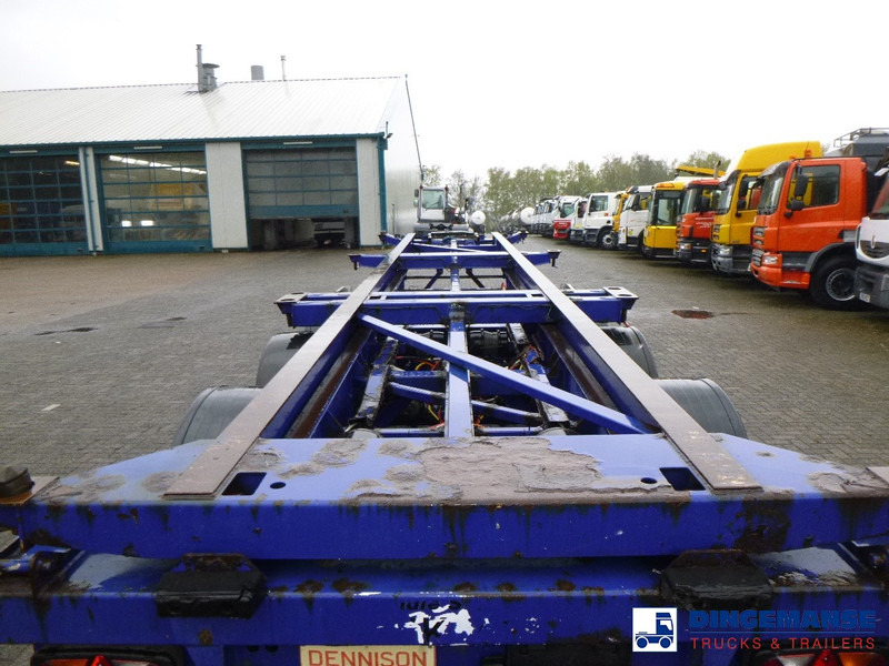 Полуприцеп-контейнеровоз/ Сменный кузов Dennison 3-axle container trailer 20-30-40-45 ft: фото 12