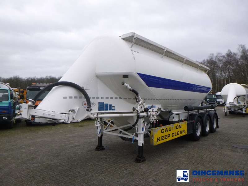 Feldbinder Powder tank alu 36 m3 / 1 comp - Полуприцеп-цистерна: фото 1 Feldbinder Powder tank alu 36 m3 / 1 comp - Полуприцеп-цистерна: фото 1