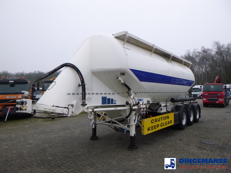 Feldbinder Powder tank alu 36 m3 / 1 comp - Полуприцеп-цистерна: фото 1 Feldbinder Powder tank alu 36 m3 / 1 comp - Полуприцеп-цистерна: фото 1