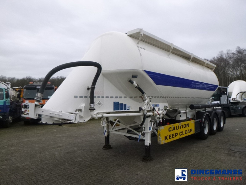Feldbinder Powder tank alu 36 m3 / 1 comp - Полуприцеп-цистерна: фото 1 Feldbinder Powder tank alu 36 m3 / 1 comp - Полуприцеп-цистерна: фото 1