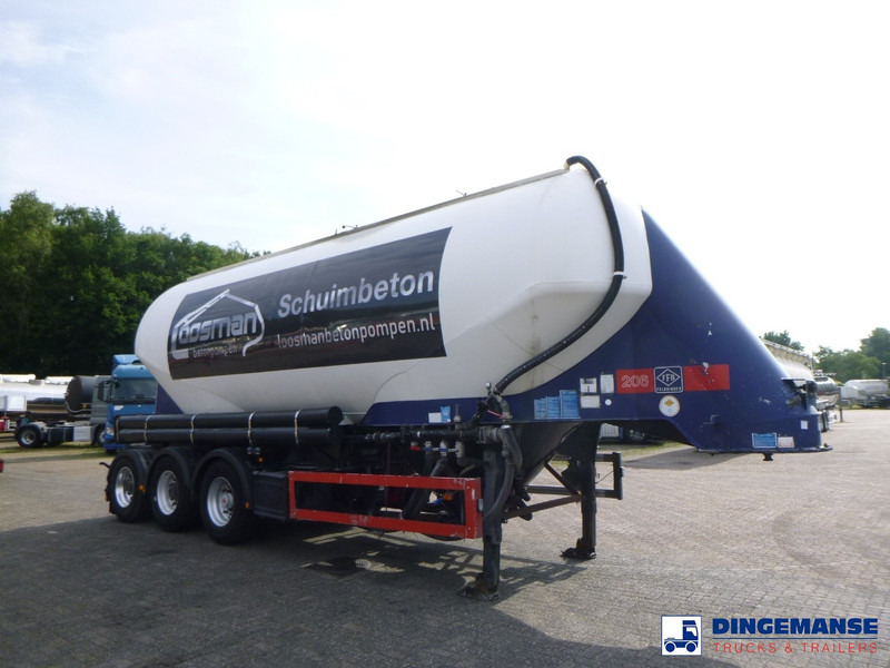 Feldbinder Powder tank alu 40 m3 / 1 comp + compressor - Полуприцеп-цистерна: фото 2 Feldbinder Powder tank alu 40 m3 / 1 comp + compressor - Полуприцеп-цистерна: фото 2