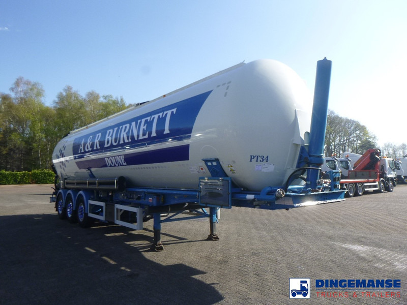 Feldbinder Powder tank alu 60 m3 / Compressor diesel engine. - Полуприцеп-цистерна: фото 2 Feldbinder Powder tank alu 60 m3 / Compressor diesel engine. - Полуприцеп-цистерна: фото 2