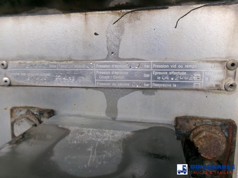 Полуприцеп-цистерна Magyar Chemical tank inox 37.4 m3 / 1 comp / ADR 30/11/2023: фото 18 Полуприцеп-цистерна Magyar Chemical tank inox 37.4 m3 / 1 comp / ADR 30/11/2023: фото 18