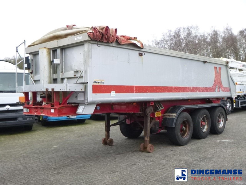 Meierling Tipper trailer alu 21 m3 + tarpaulin - Самосвальный полуприцеп: фото 1 Meierling Tipper trailer alu 21 m3 + tarpaulin - Самосвальный полуприцеп: фото 1