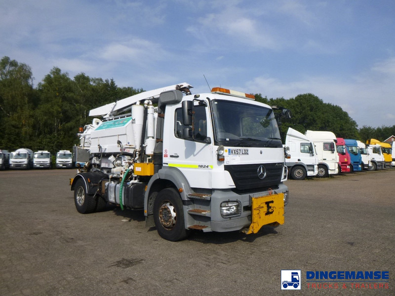 Mercedes-Benz Axor 1824 4x2 RHD Whale vacuum tank 7 m3 - Ассенизатор: фото 1 Mercedes-Benz Axor 1824 4x2 RHD Whale vacuum tank 7 m3 - Ассенизатор: фото 1