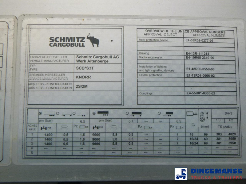 Тентованный полуприцеп Schmitz Cargobull Curtain side Mega trailer SCB S3T // 101 m3: фото 13 Тентованный полуприцеп Schmitz Cargobull Curtain side Mega trailer SCB S3T // 101 m3: фото 13